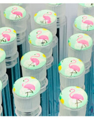 Flamingo Print Rhinestone Mascara Lash Wands