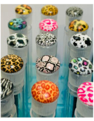 Safari Print Rhinestone Mascara Lash Wands